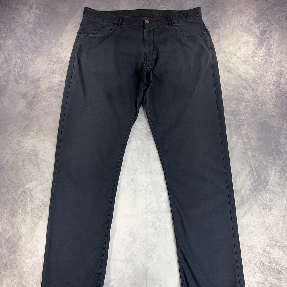 Nike Dri-FIT Golf Pants Mens 34x32 Black 5-Pocket Performance Trousers